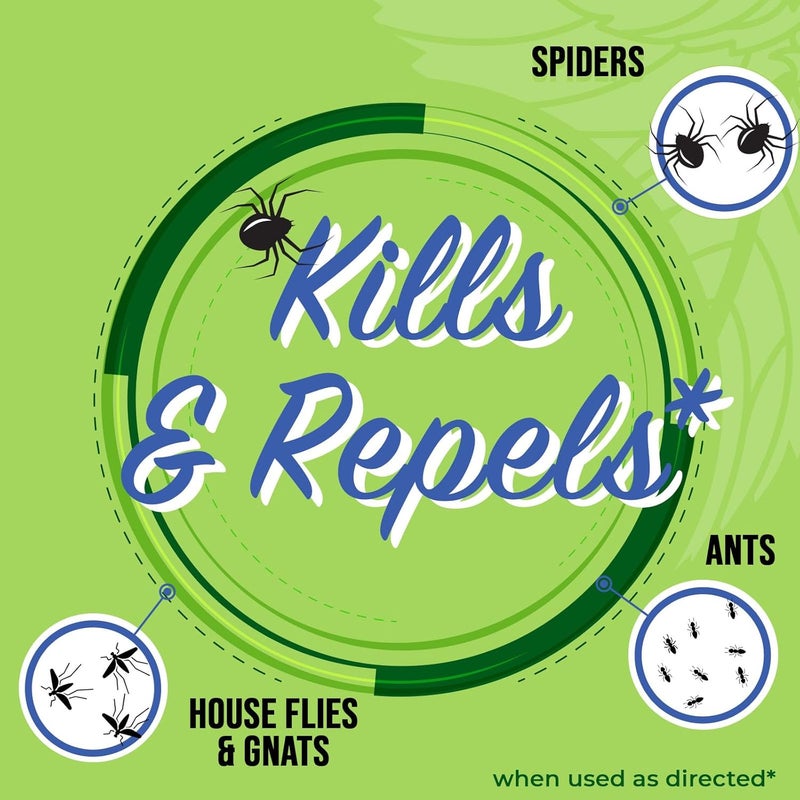 Mighty Mint رذاذ طارد الحشرات بزيت النعناع - تحكم في الحشرات داخل المنزل وخارجه للعنکبوت، النمل، الصراصير، وأكثر - تركيبة نباتية، قوية جداً - 16 أونصة - Image 2